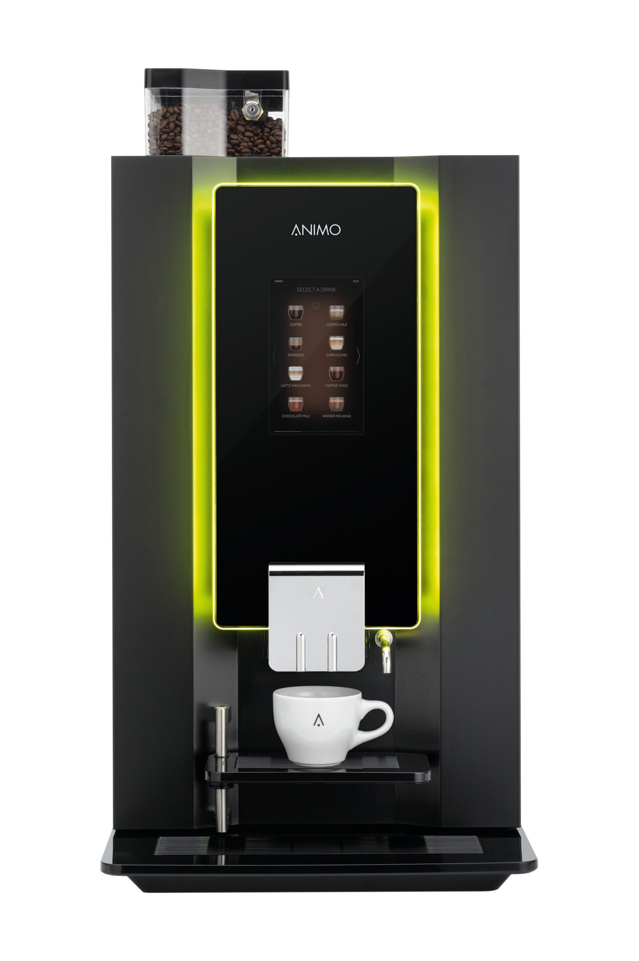 Kaffeevollautomat 2 x 1,60 l /  OptiBean 3 XL Touch / schwarz