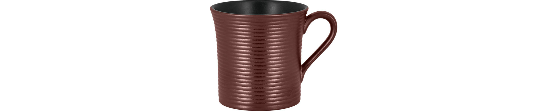 Kaffeetasse 77 mm / 0,20 l schwarz / bronze