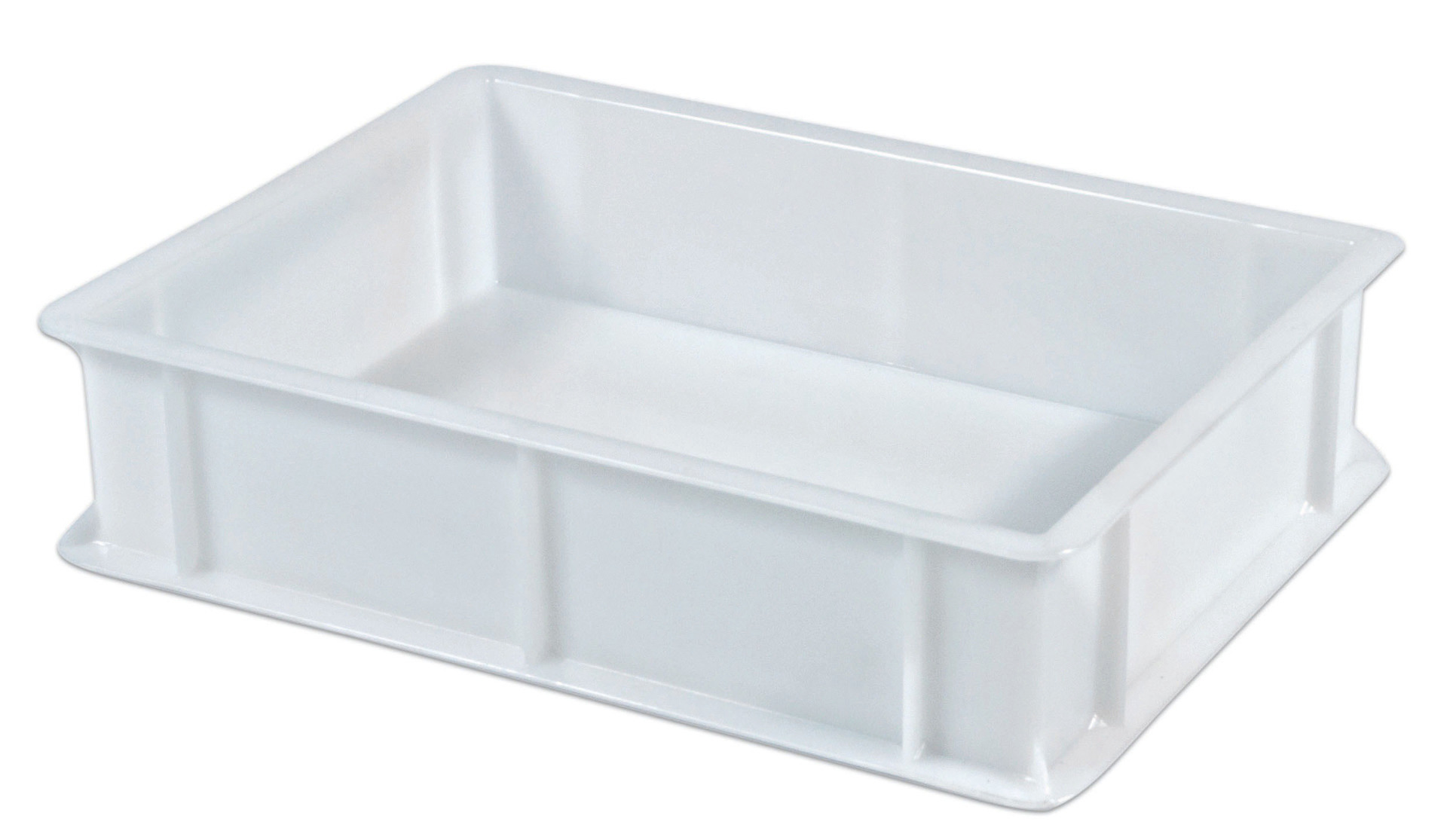 Transportbox Polyethylen weiß 300 x 400 x 100 mm