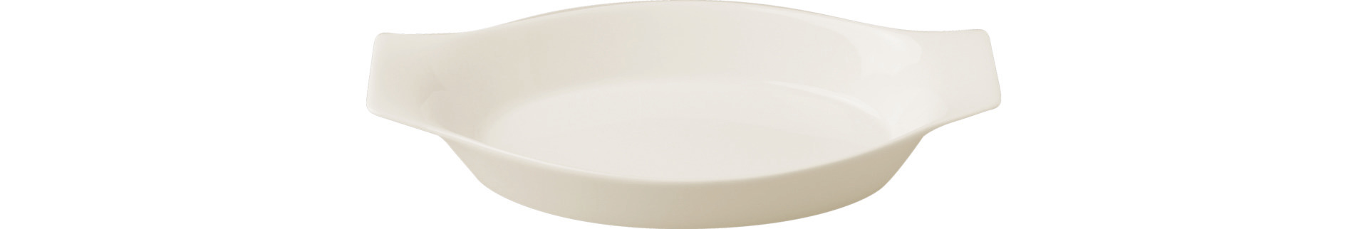 Schale oval mit Griffen 200 x 110 mm / 0,20 l crème