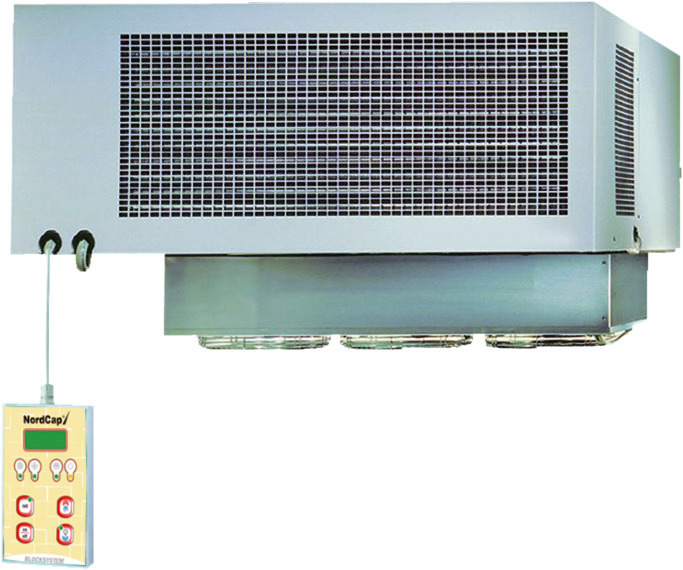 Stopfer-Tiefkühlaggregat für Zellen bis  10,10 m³ Kühlvolumen 1000 x 930 x 350 mm