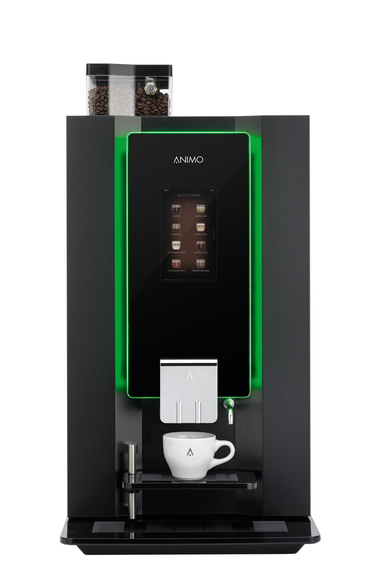 Kaffeevollautomat 3,80 l / OptiBean 2  XL Touch / schwarz