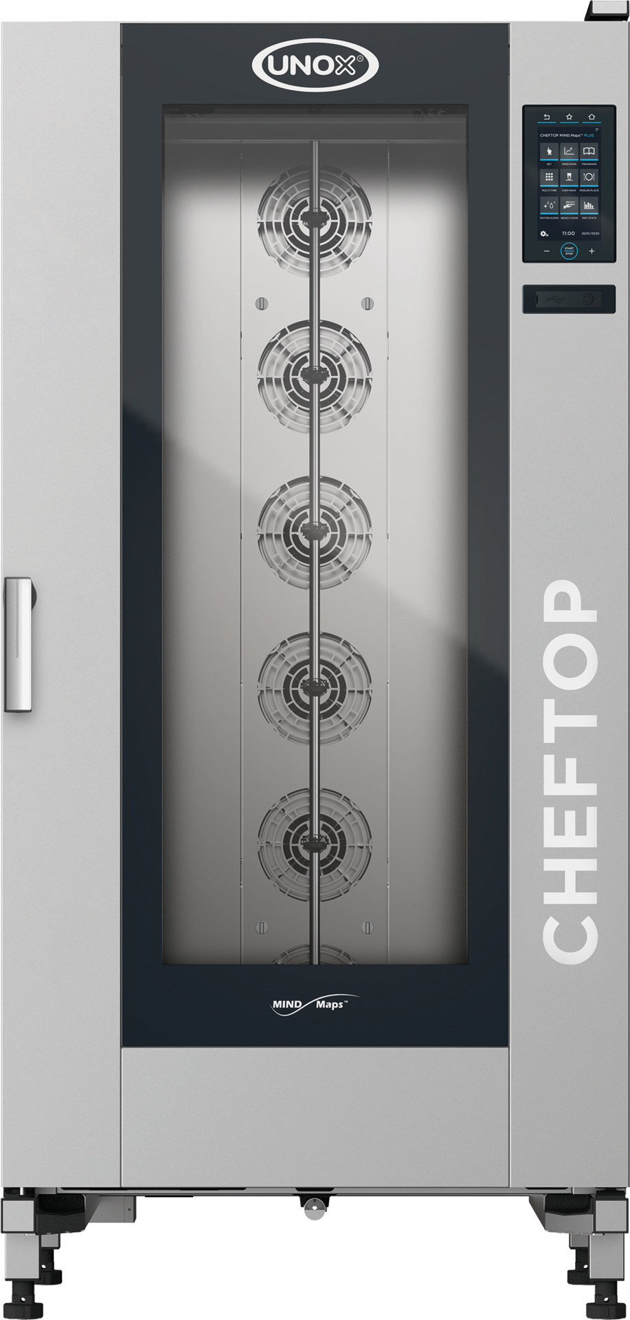 Kombidämpfer CHEFTOP MIND.Maps PLUS, 20 x GN 1/1, Elektro, Rechtsanschlag