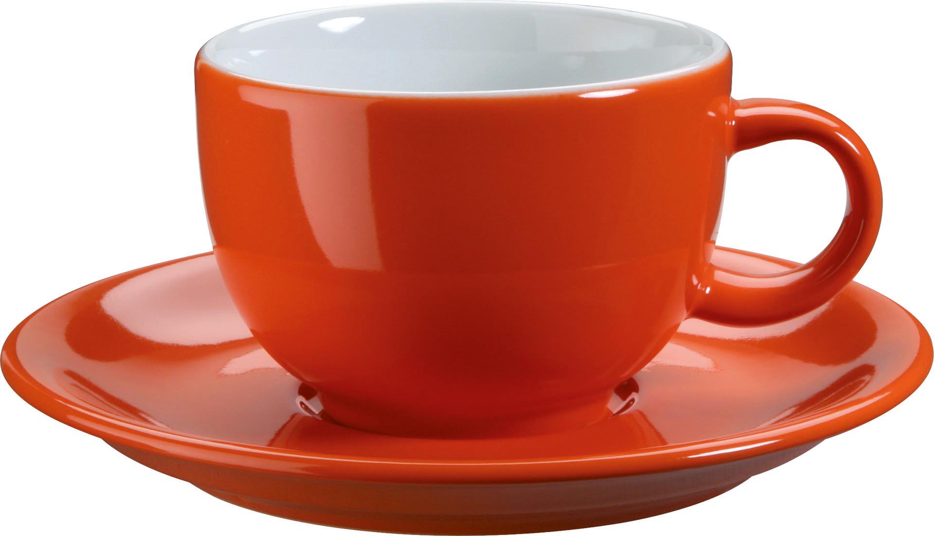 Kaffee- / Cappuccinotasse "Barista" orange
