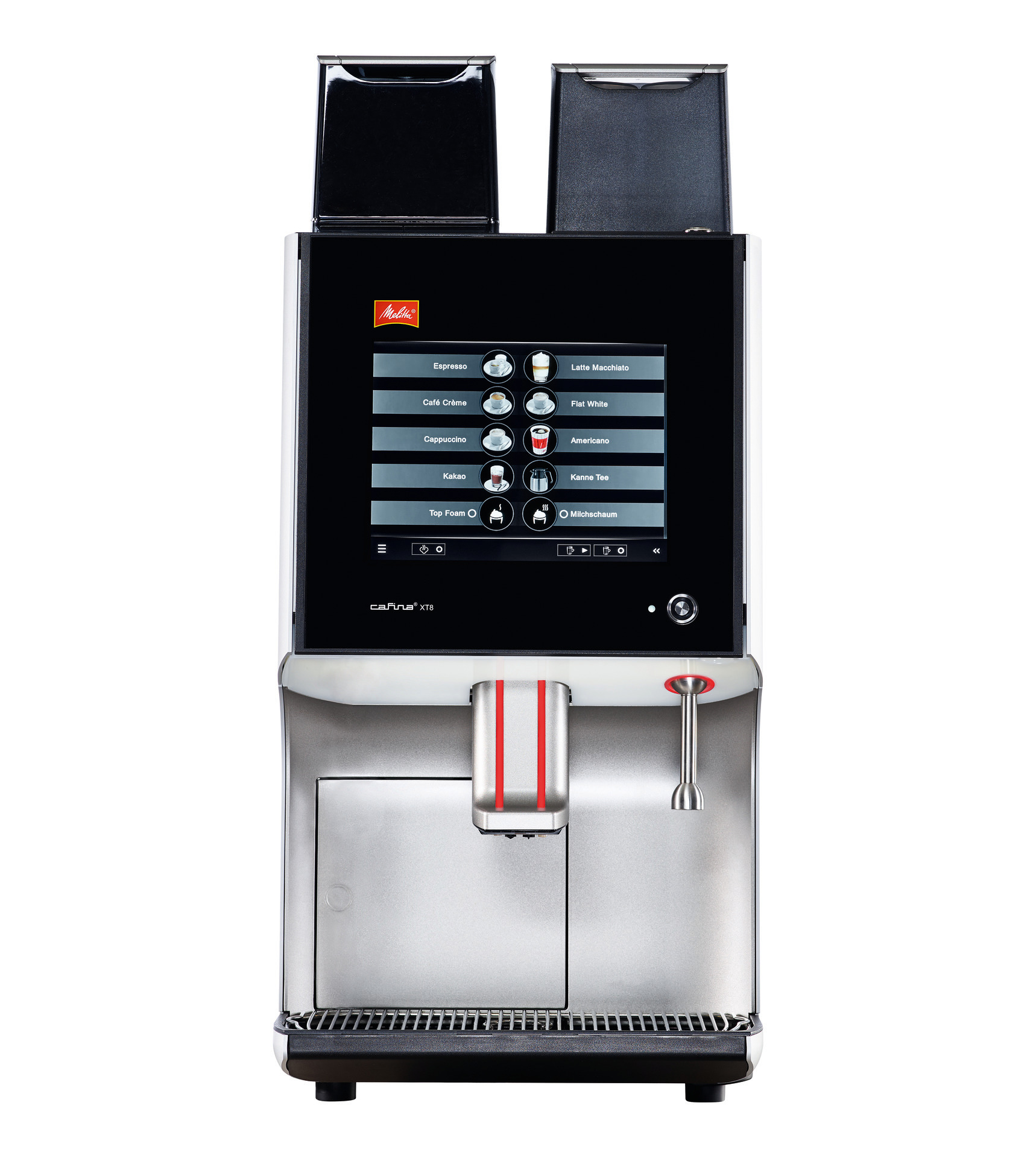 Kaffeevollautomat Cafina XT8  2-Mühlen-Gerät bis 250 Tassen/h