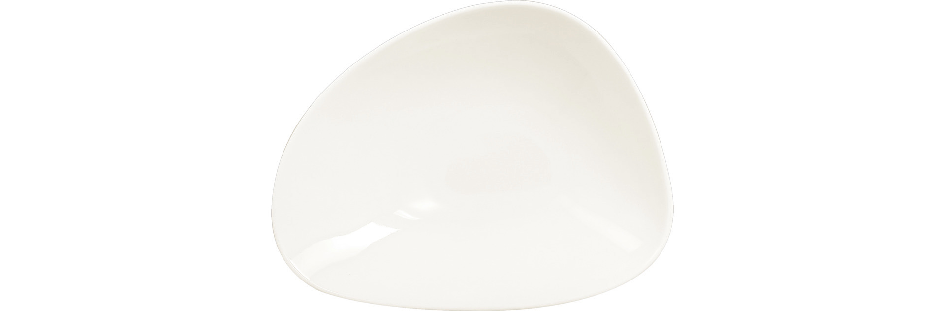 Salatschale shaped 190 x 150 mm / 0,35 l plain-white