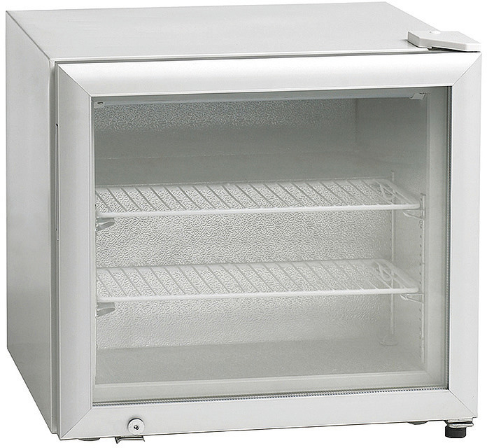 Auftisch-Tiefkühlschrank 50,00 l /  statische Kühlung / mit Glastür