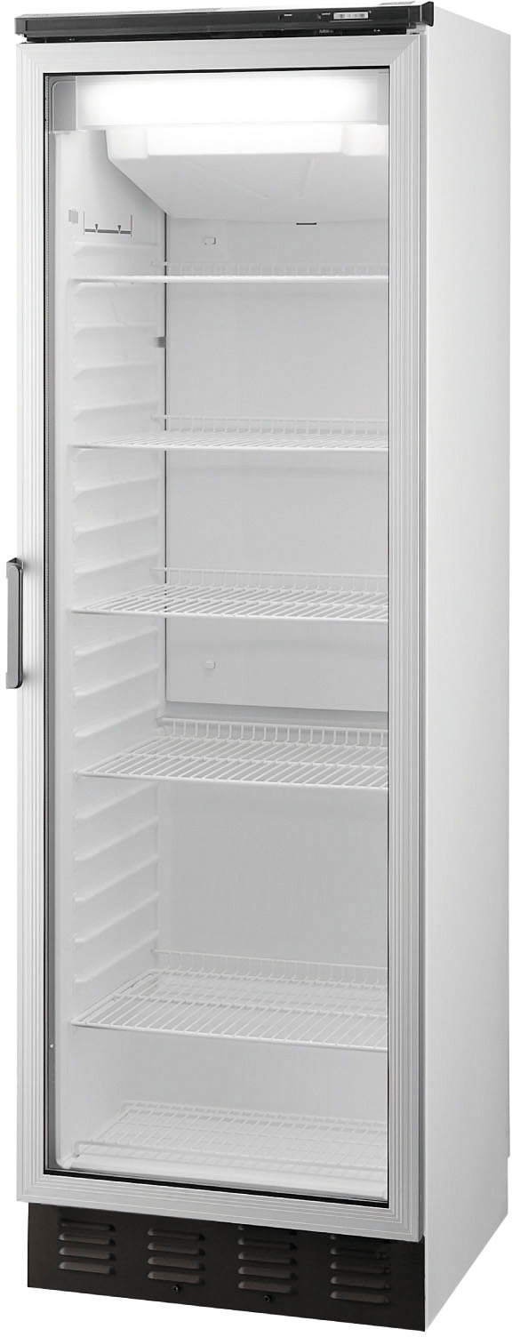 Umluft-Glastürtiefkühlschrank 310,00 l  / mit LED Bleuchtung