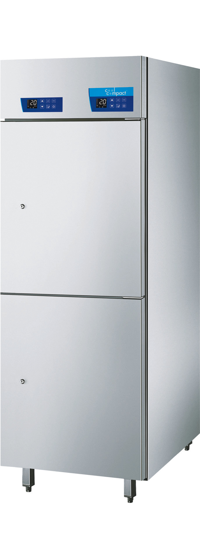 Umluft-Kühlschrank 2-Temperaturen  10 x GN 2/1 + 8 x GN 2/1 / steckerfertig