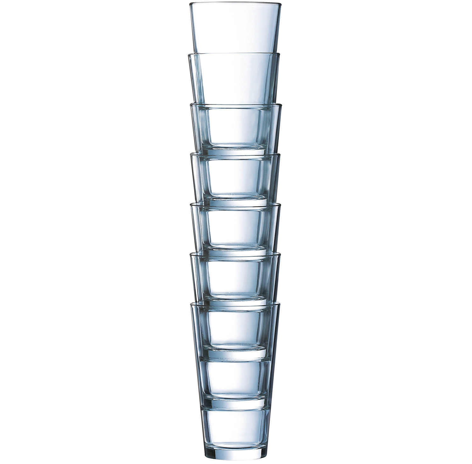 Whiskyglas stapelbar "FB21" 83 mm / 0,21 l transparent