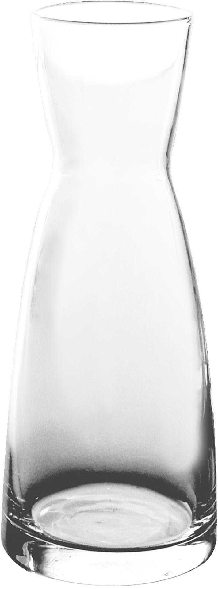 Karaffe "Ypsilon" /-/ 0,5L  Glas VPE 6 S.113 geeicht 0,5L  H:20cm Øoben 5,5cm Øunten