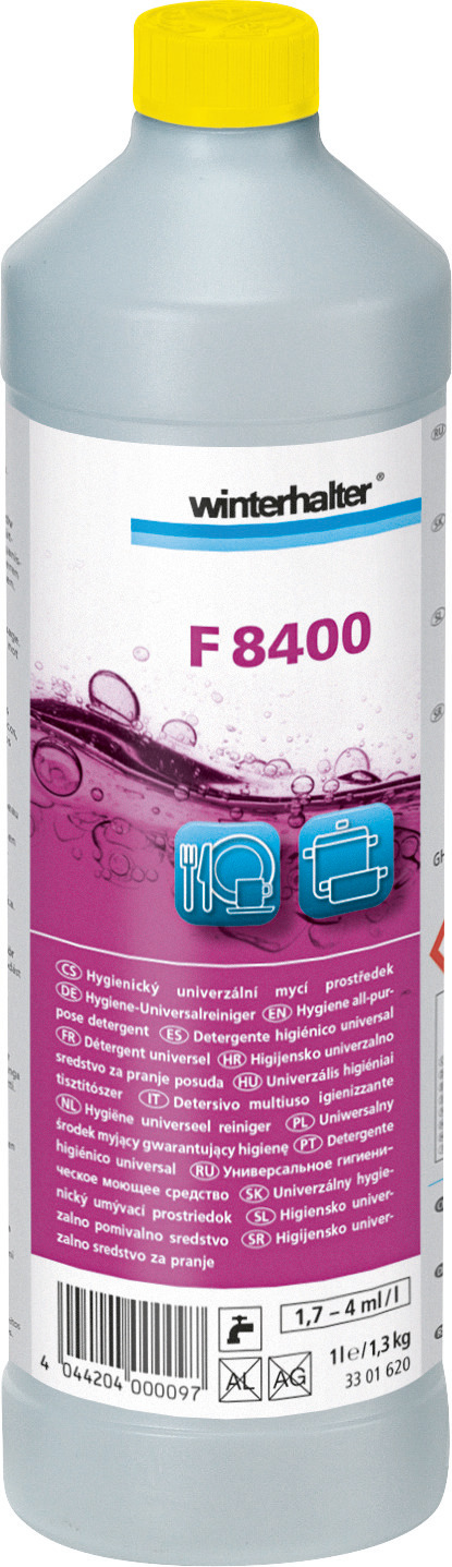 Hygiene-Universalreiniger F 8400 / 1,00 l Karton je 15 Flaschen