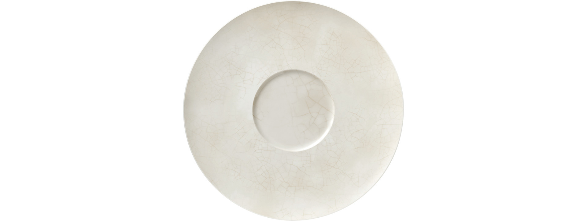 Kombi-Untertasse 159 mm Craquelé Crème