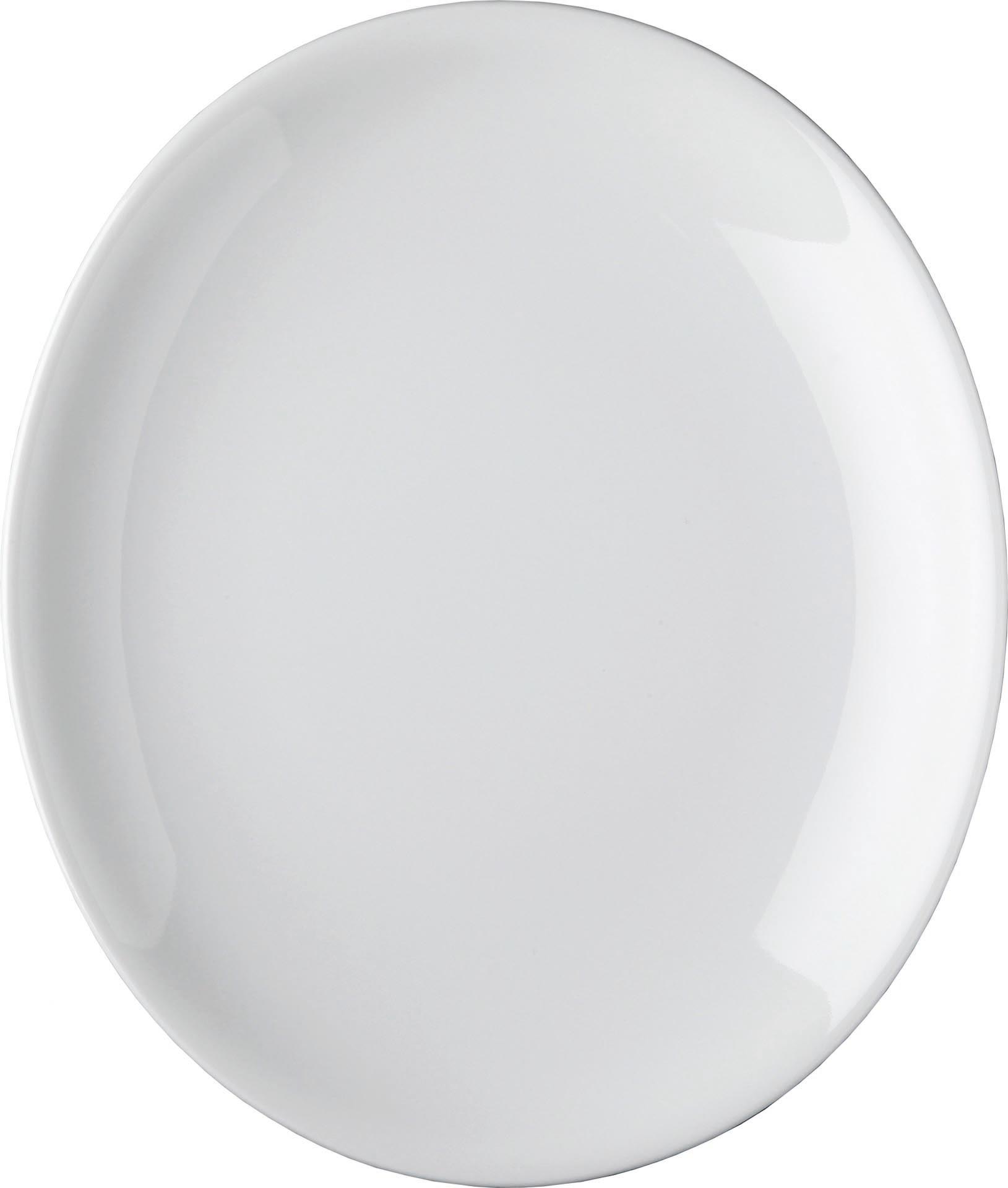 Platte oval "Rotondo" 34 x 29,5 cm Hotelporzellan