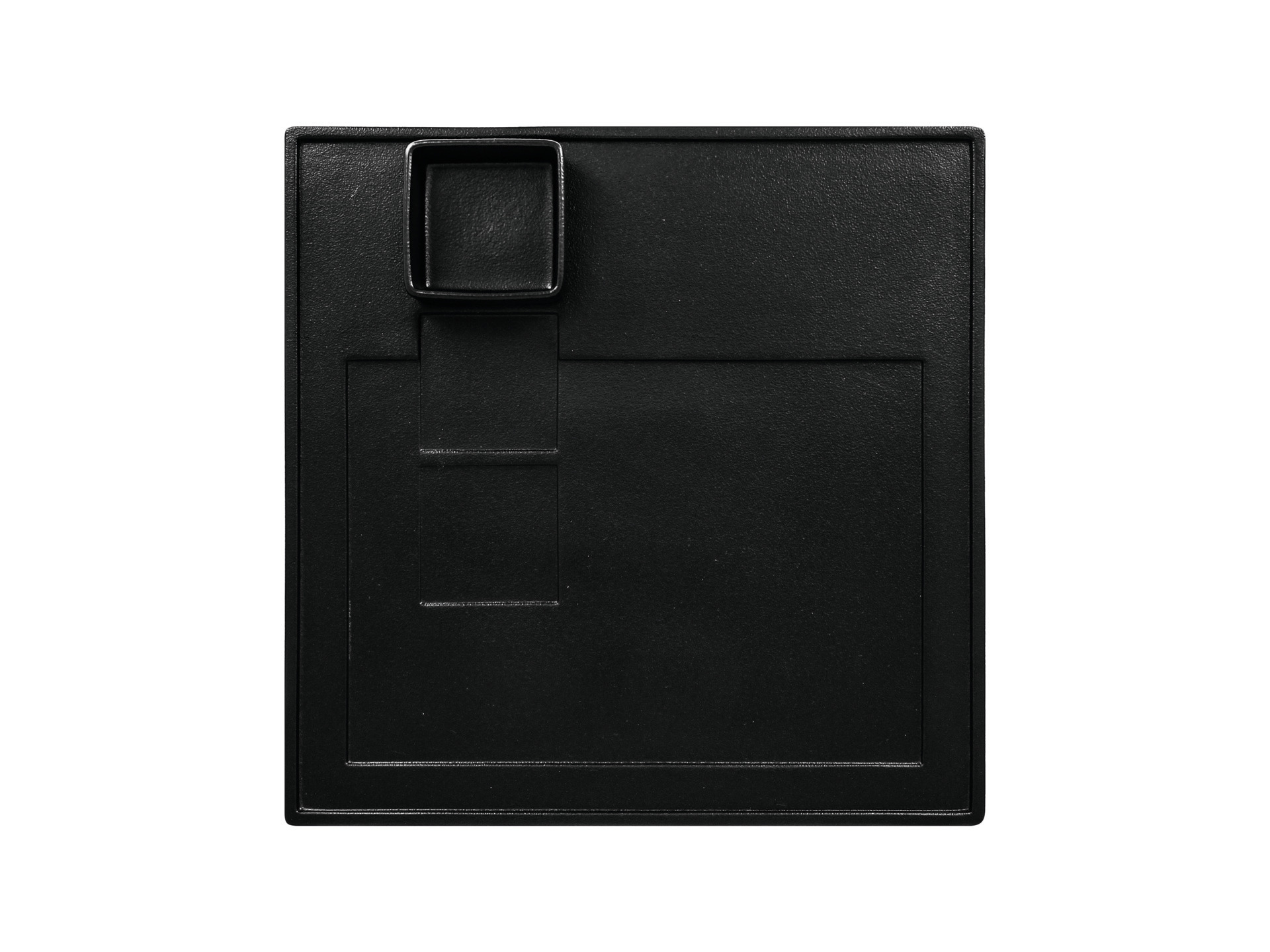 Platte quadratisch Kemuri 300 x 300 mm schwarz