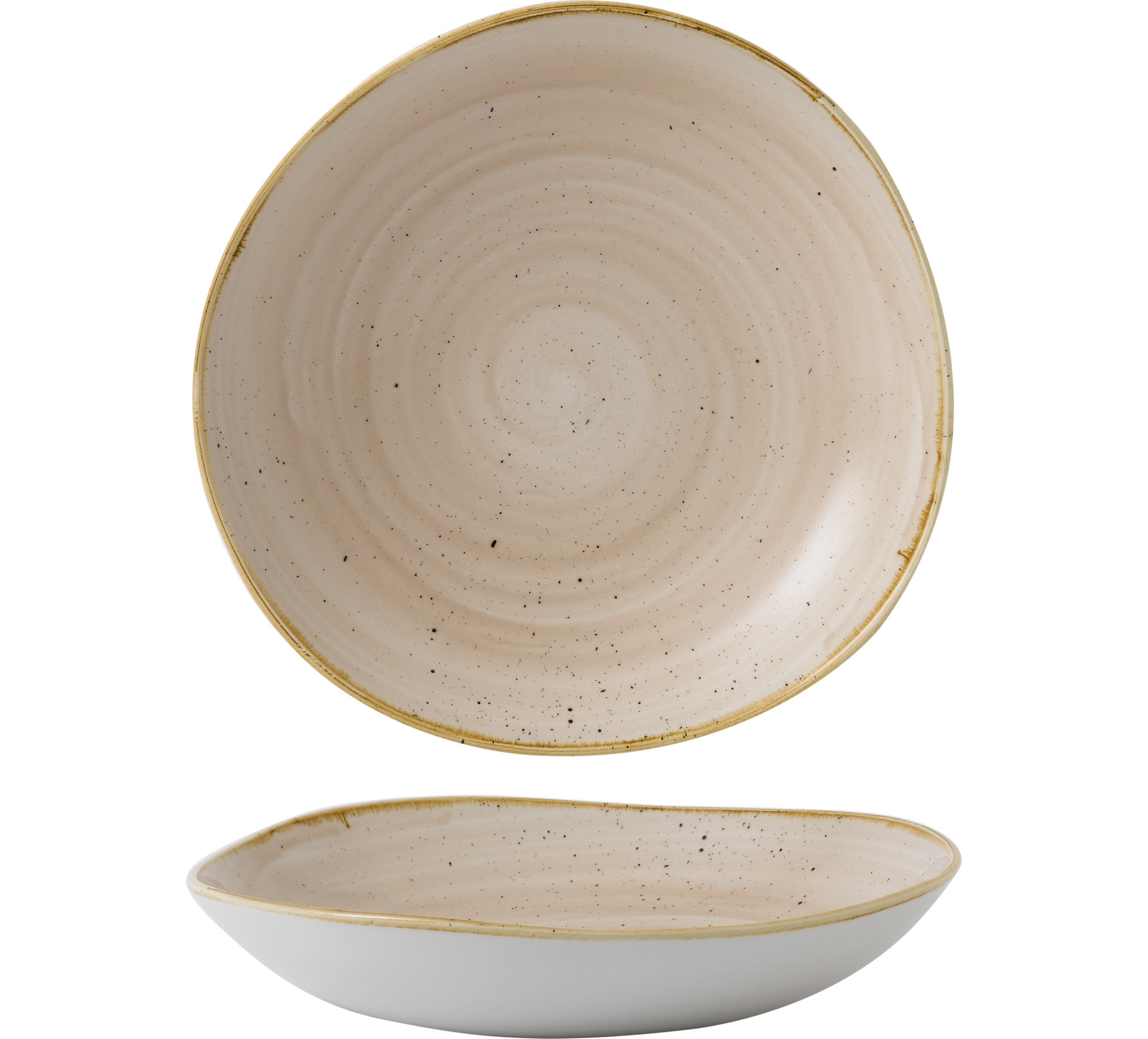 Bowl Trace 253 mm / 1,10 l Nutmeg Cream