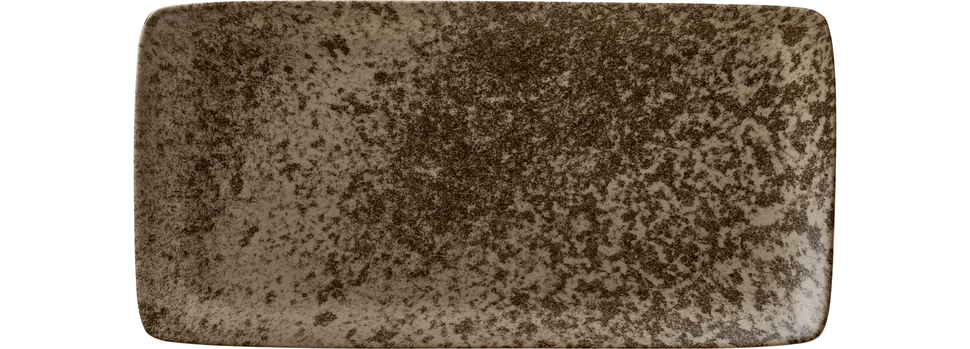 Platte rechteckig 305 x 150 mm dark brown