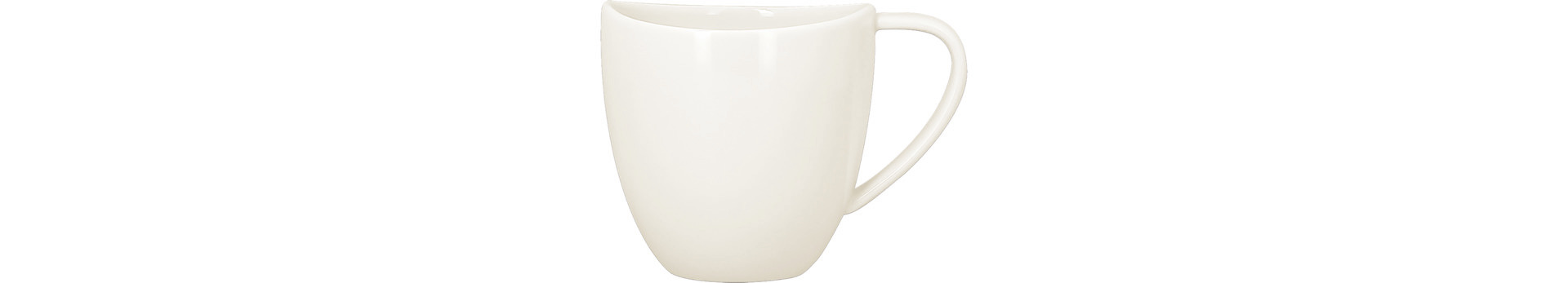 Kaffeetasse swirls 0,23 l plain-white