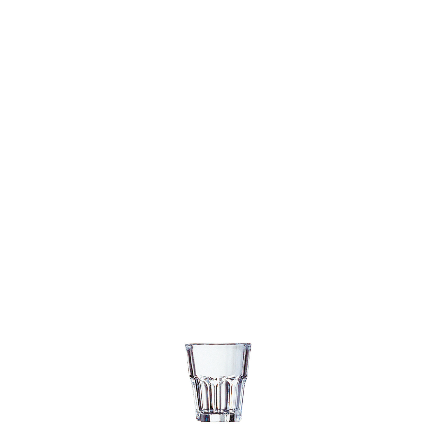 Schnapsglas "FB4,5" stapelbar 50 mm / 0,05 l transparent