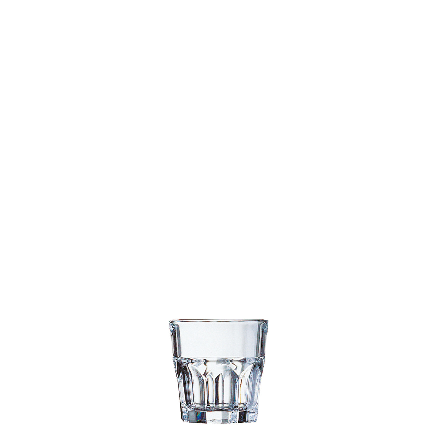 Whiskyglas stapelbar "FB16" 70 mm / 0,16 l transparent