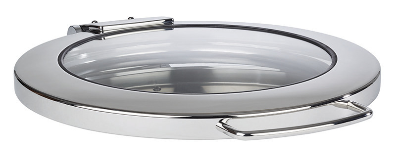 Chafing Dish rund 6,00 l / 440 x 540 x 330 mm mit Glasdeckel
