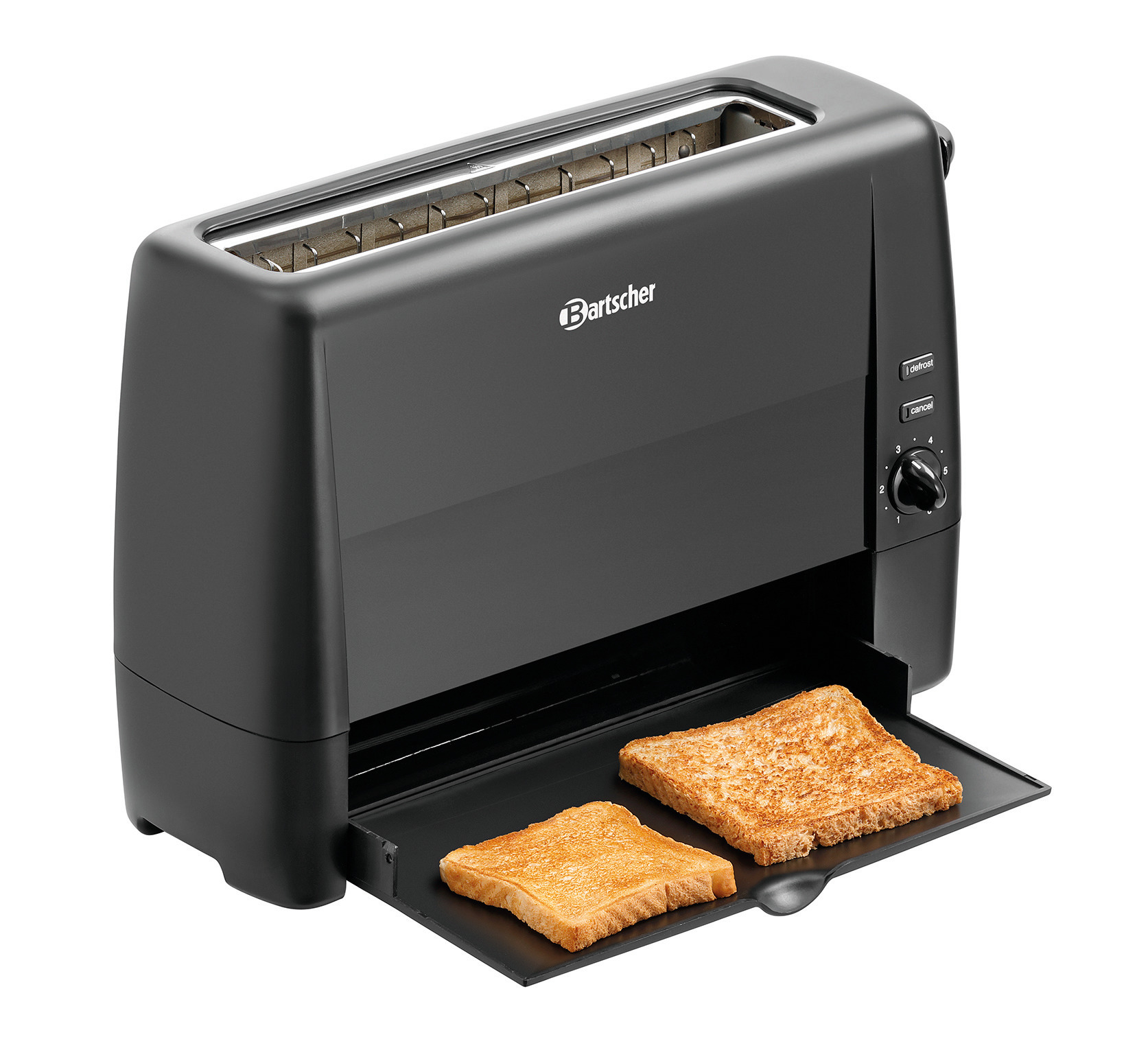 Toaster mit Rutsche für 2 Scheiben 405 x 152 x 268 mm / 230 V / 1,30 kW