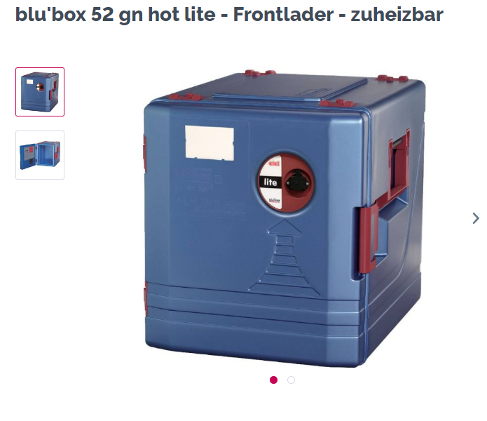 Elektro Blue Box heizbar