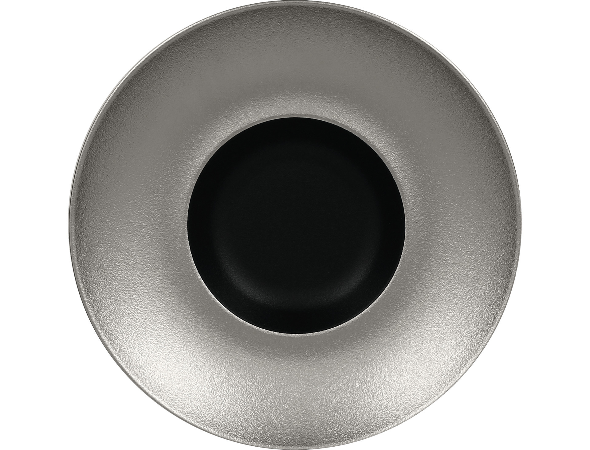 Gourmetteller tief 260 mm black-silver