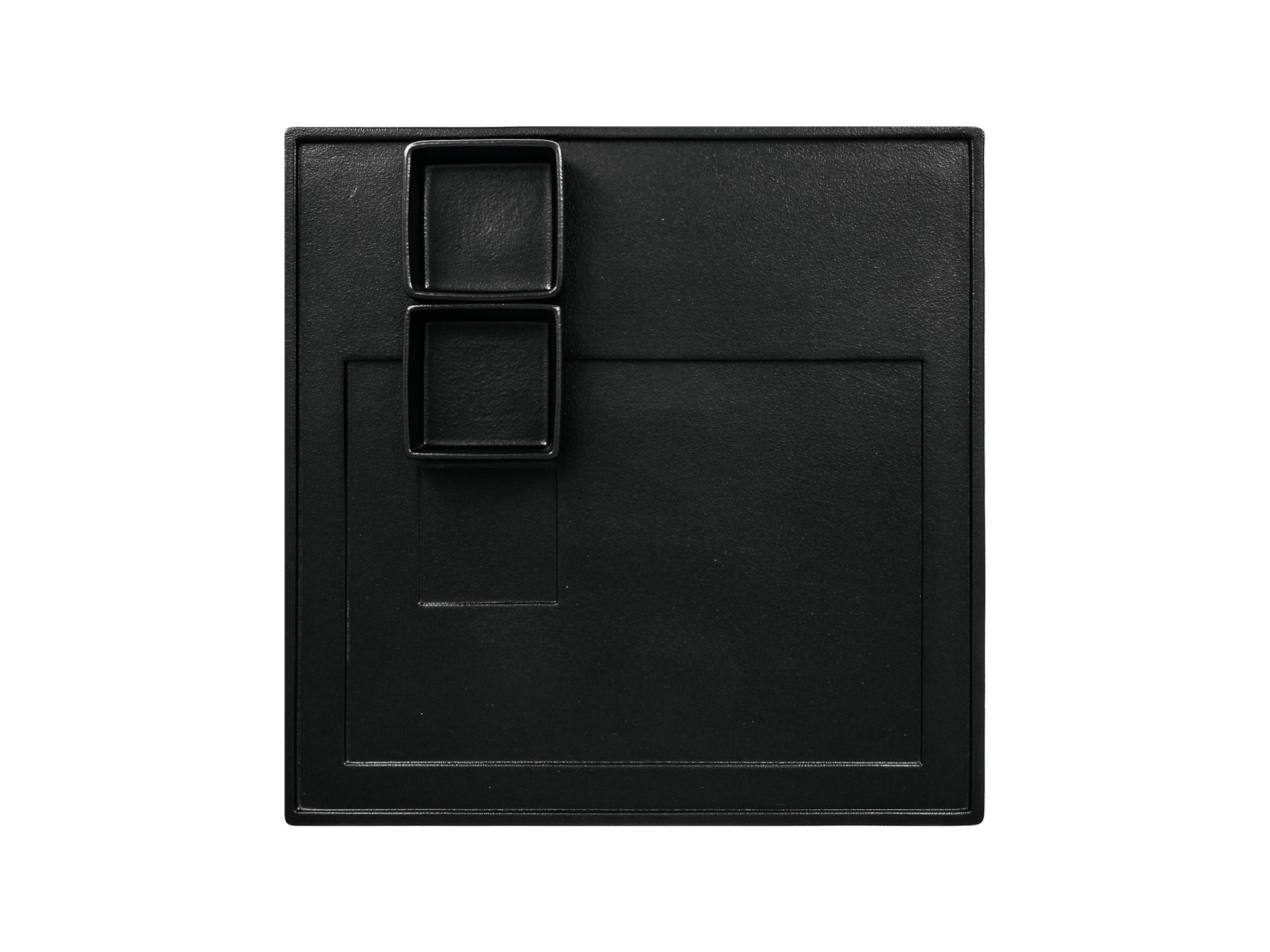 Platte quadratisch Kemuri 300 x 300 mm schwarz