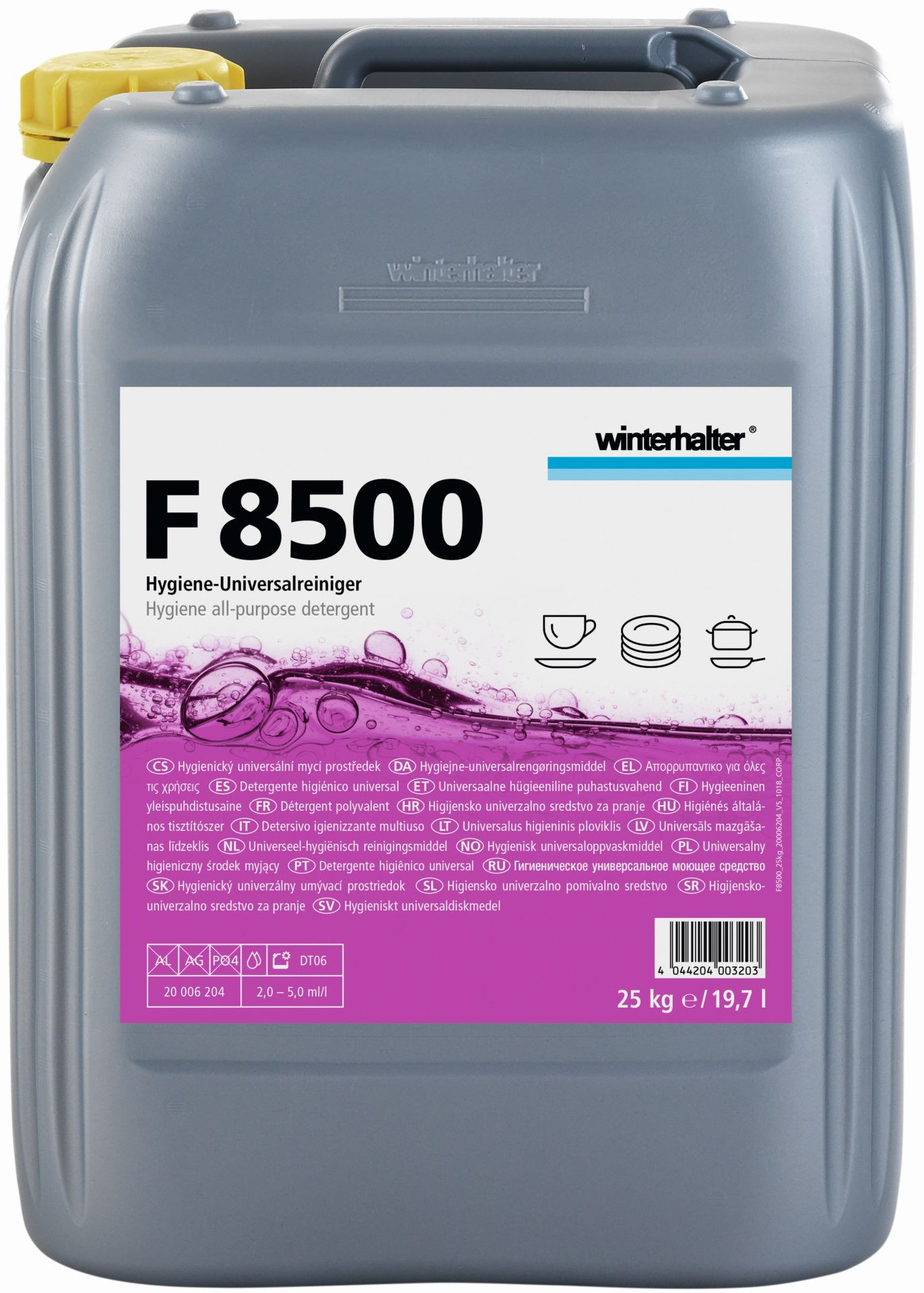 Hygiene-Universalreiniger F 8500 / 25,00 kg Kanister