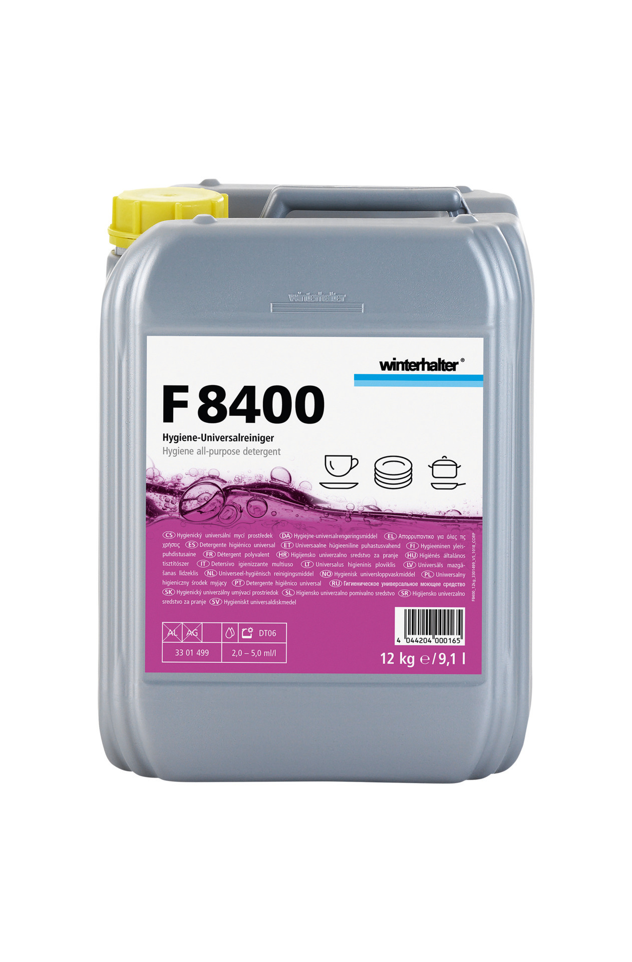 Hygiene-Universalreiniger F 8400 / 12,00 kg Kanister