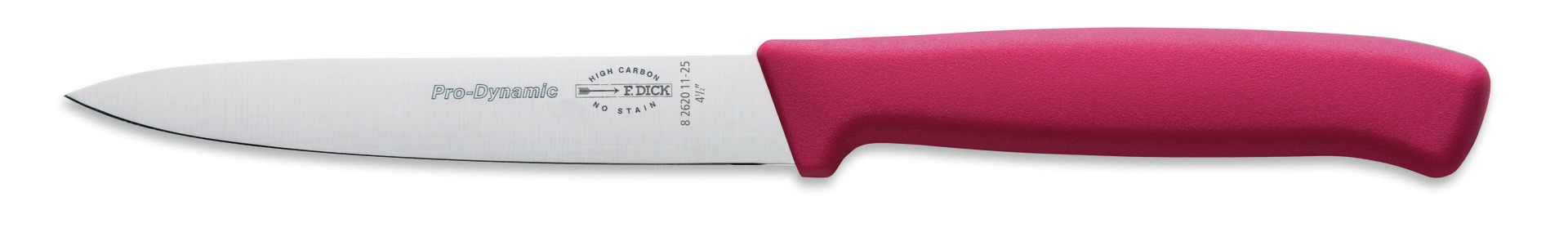 Küchenmesser Klingenlänge 110 mm pinker Griff