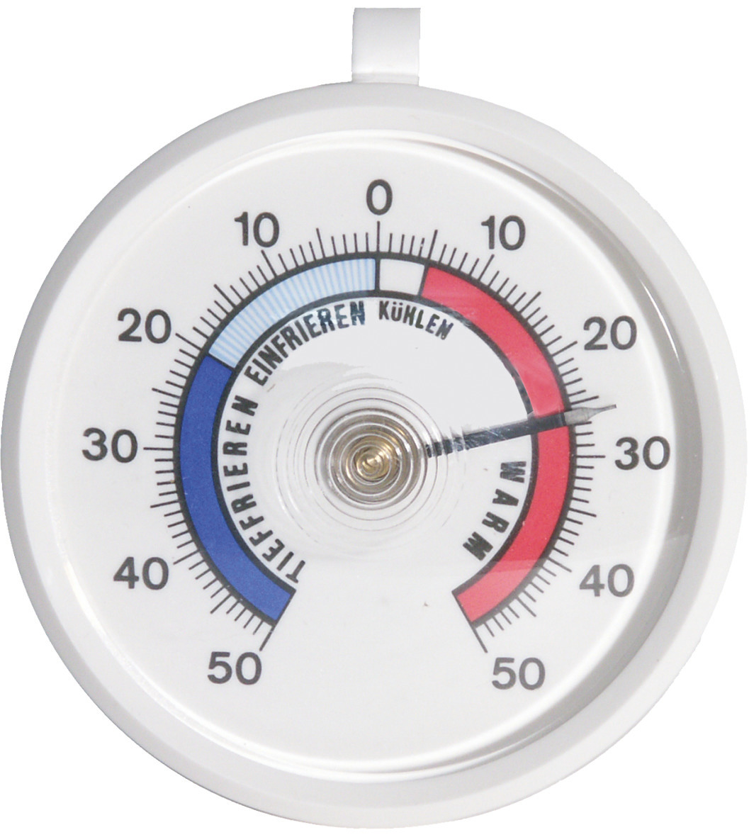 Kühlraum-Thermometer rund 70 mm Kunststoffgehäuse