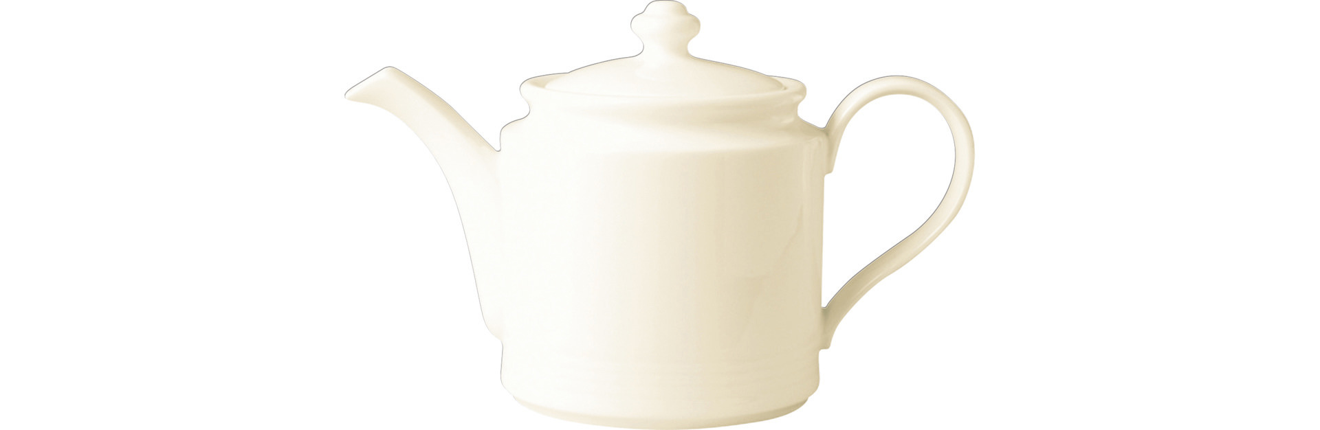 Teekanne mit Deckel 105 mm / 0,80 l crème
