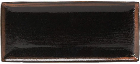 Platte rechteckig 370 x 165 mm eiserne rote Glasur Koto