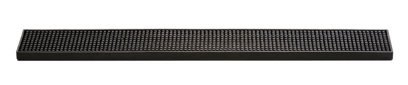 Bar-Matte 600 x 80 x 10 mm weicher Kunststoff schwarz