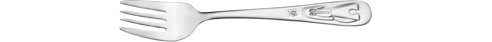 Kindergabel 150 mm mattiert