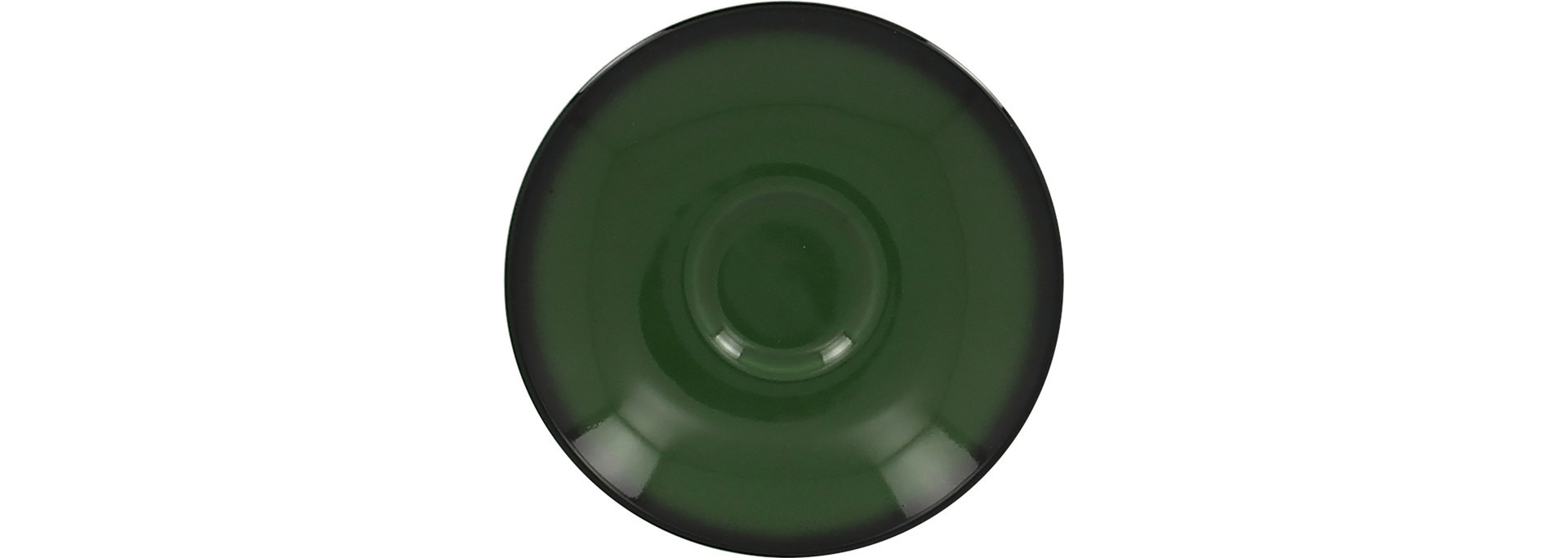 Untertasse 130 mm dunkelgrün für Espressotasse CLCU09