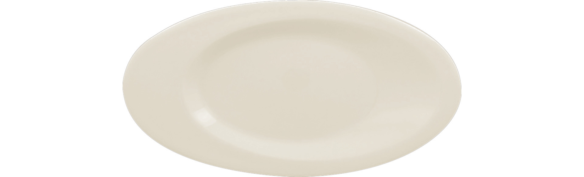 Platte oval 250 x 130 mm crème