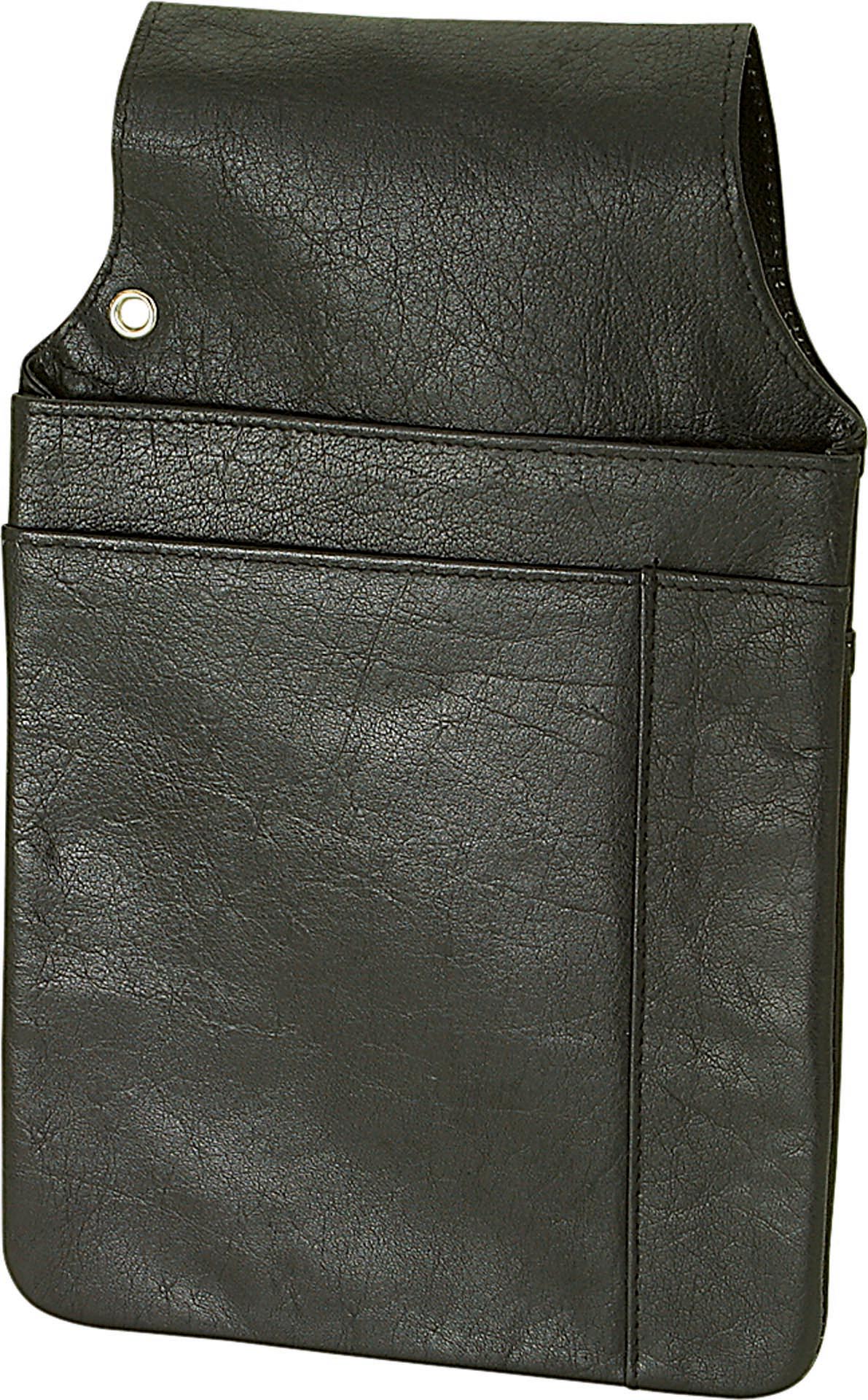Revolvertasche Rindnappa-Leder schwarz für Kellnerbörse