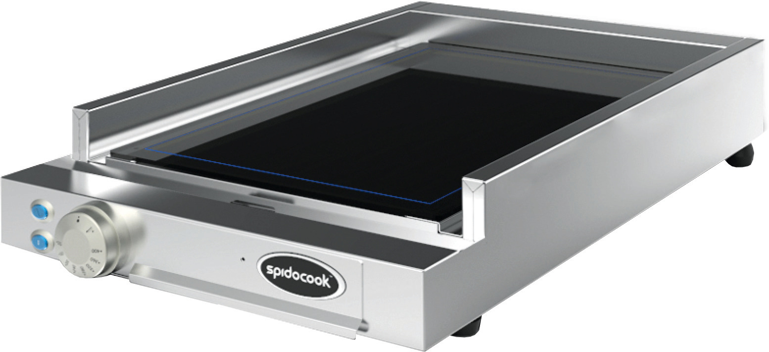 Griddleplatte Einzel-Fry-Top  280 x 440 mm / 2,50 kW