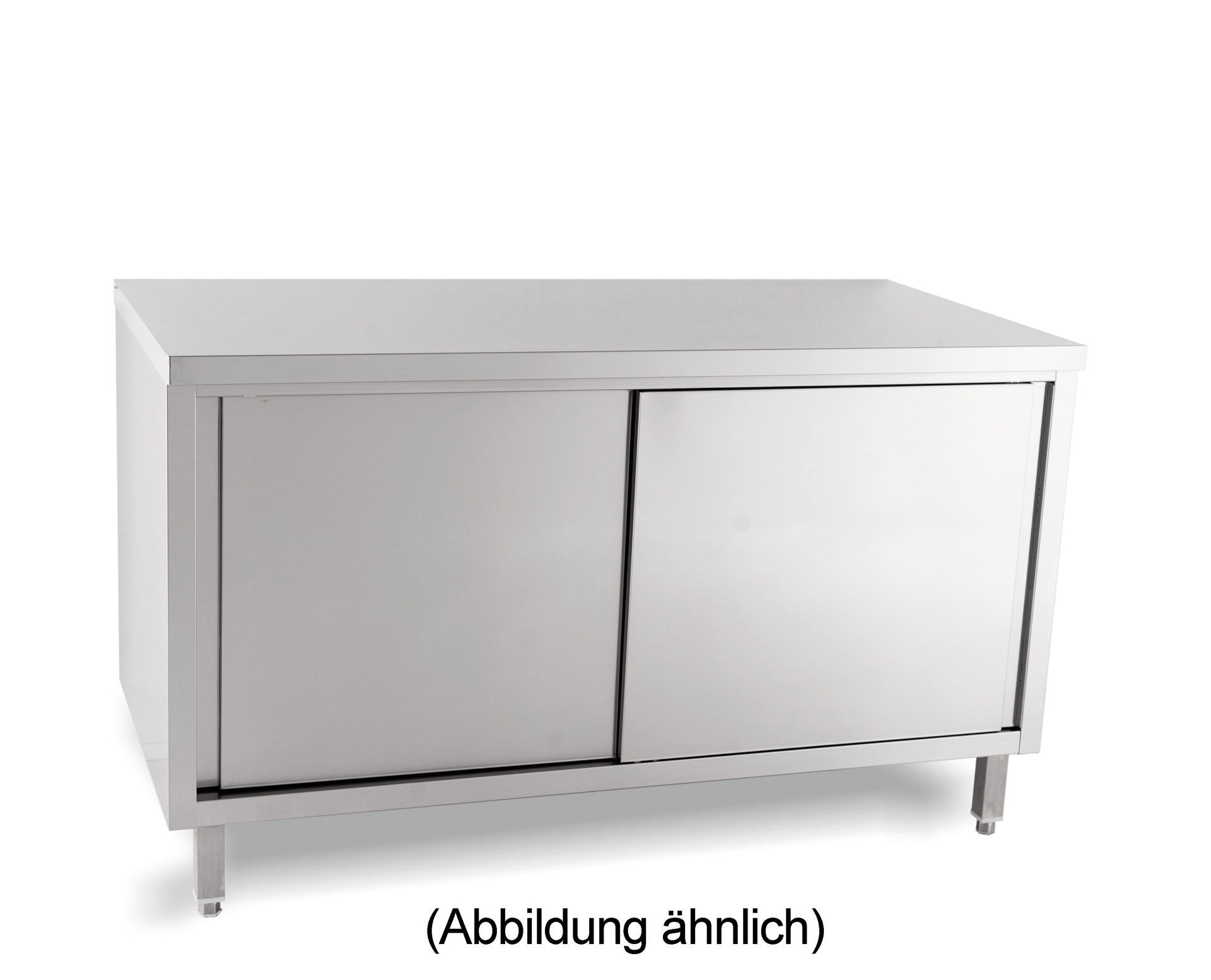 Arbeitsschrank mit Schiebetüren ohne Aufkantung 1200 x 700 x 850 mm