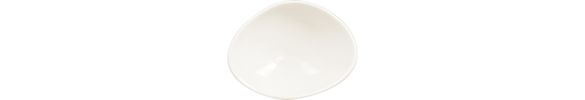 Schale shaped 100 x 75 mm / 0,06 l plain-white