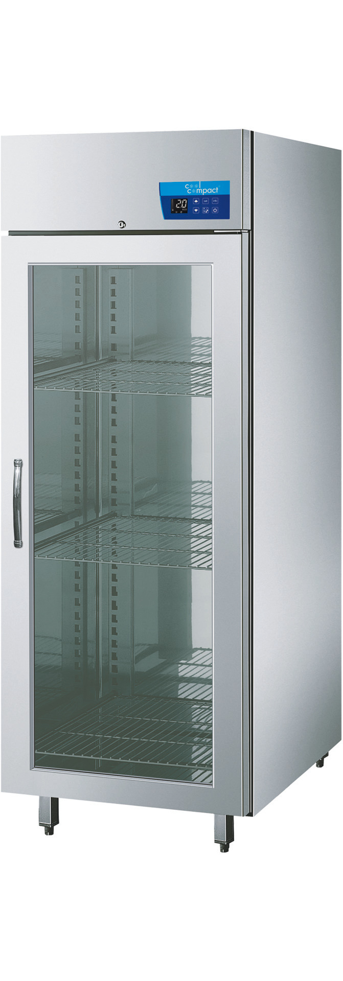 Umluft-Glastürtiefkühlschrank  21 x GN 1/1 / zentralgekühlt