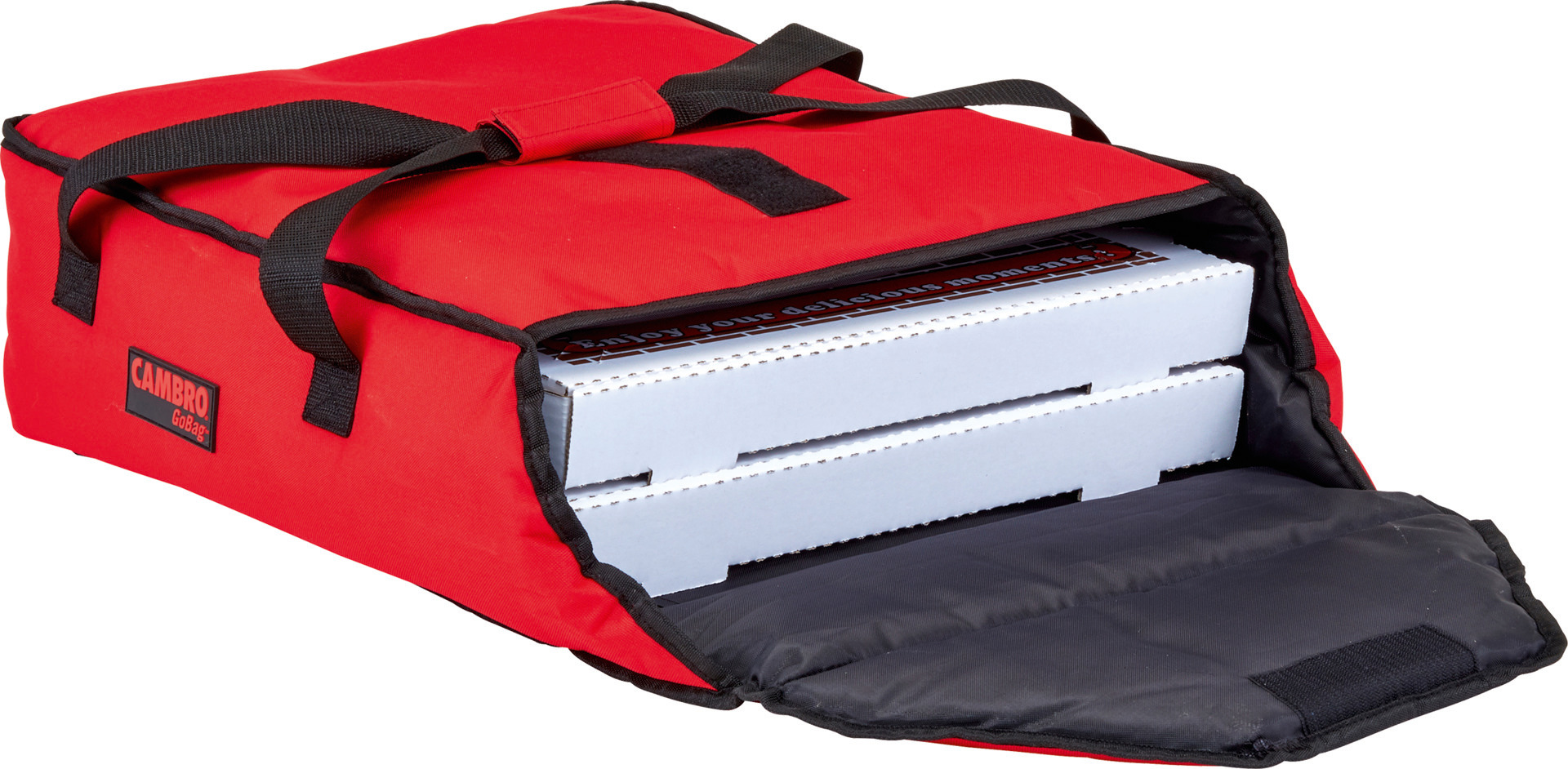 Pizza-Transporttasche, GoBag, rot, für 2 x 406 mm Pizza-Boxen VPE 4 Stk