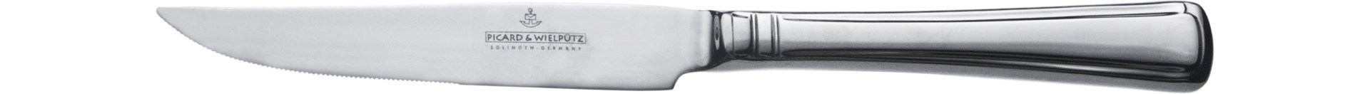 Steakmesser Hohlheft 226 mm ganz poliert