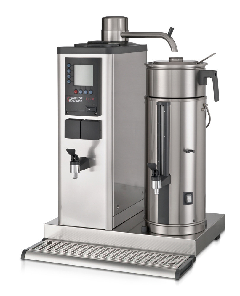 Kaffeemaschine 10,00 l Kaffee /3,30 l Heißwasser / 400 V / Behälter links