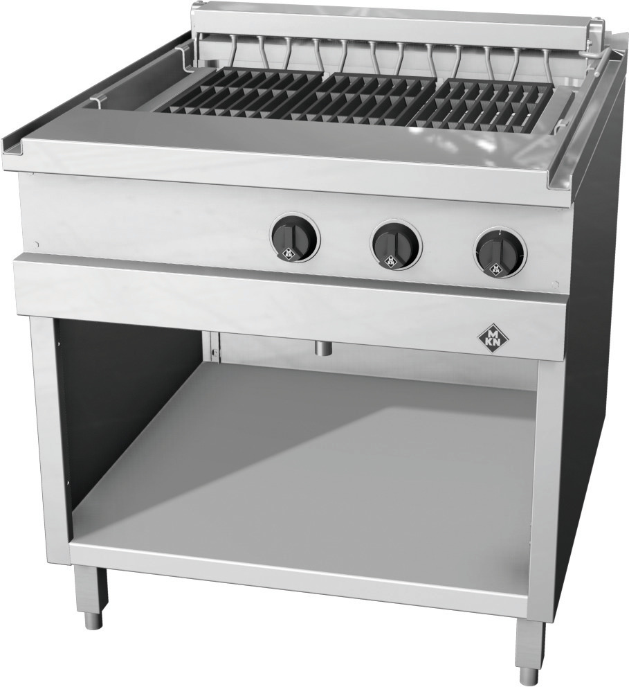 Elektro-Infra-Grill 2 / 2 Heizzonen /  Optima 850 / Grillfäche 580 x 470 mm