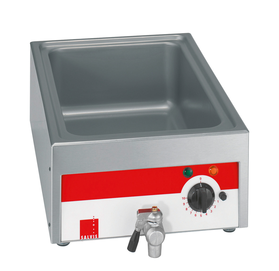 Elektro-Bain Marie 380 x 615 x 218 mm /  dunkelgrau
