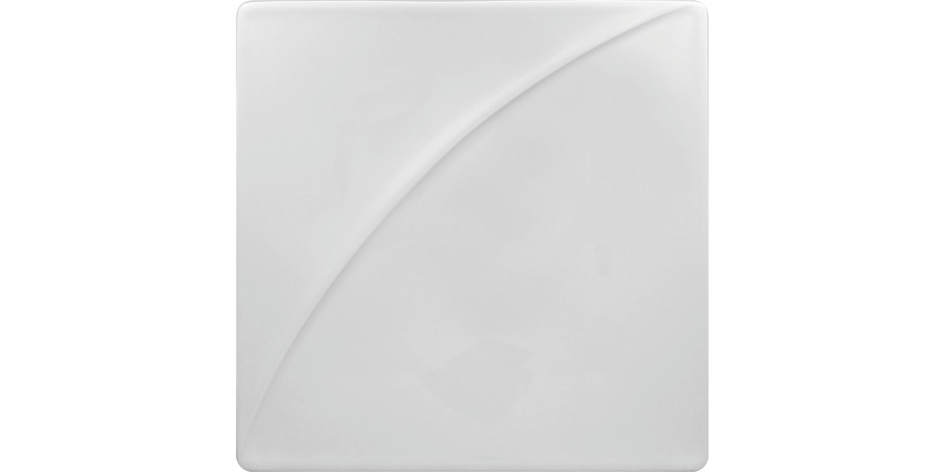 Teller quadratisch 210 x 210 mm plain-white
